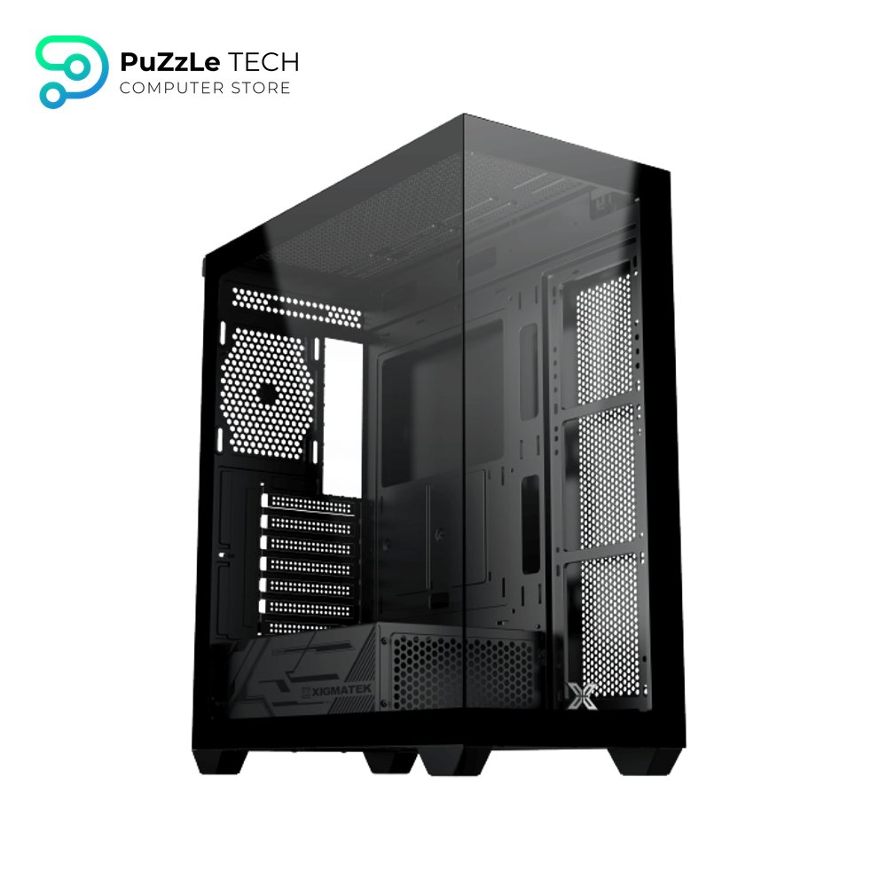XIGMATEK BLAST ARGB Mid Tower Gaming Case - Tempered Glass, 4x Pre-Installed ARGB Fans, High Airflow, E-ATX Support 7