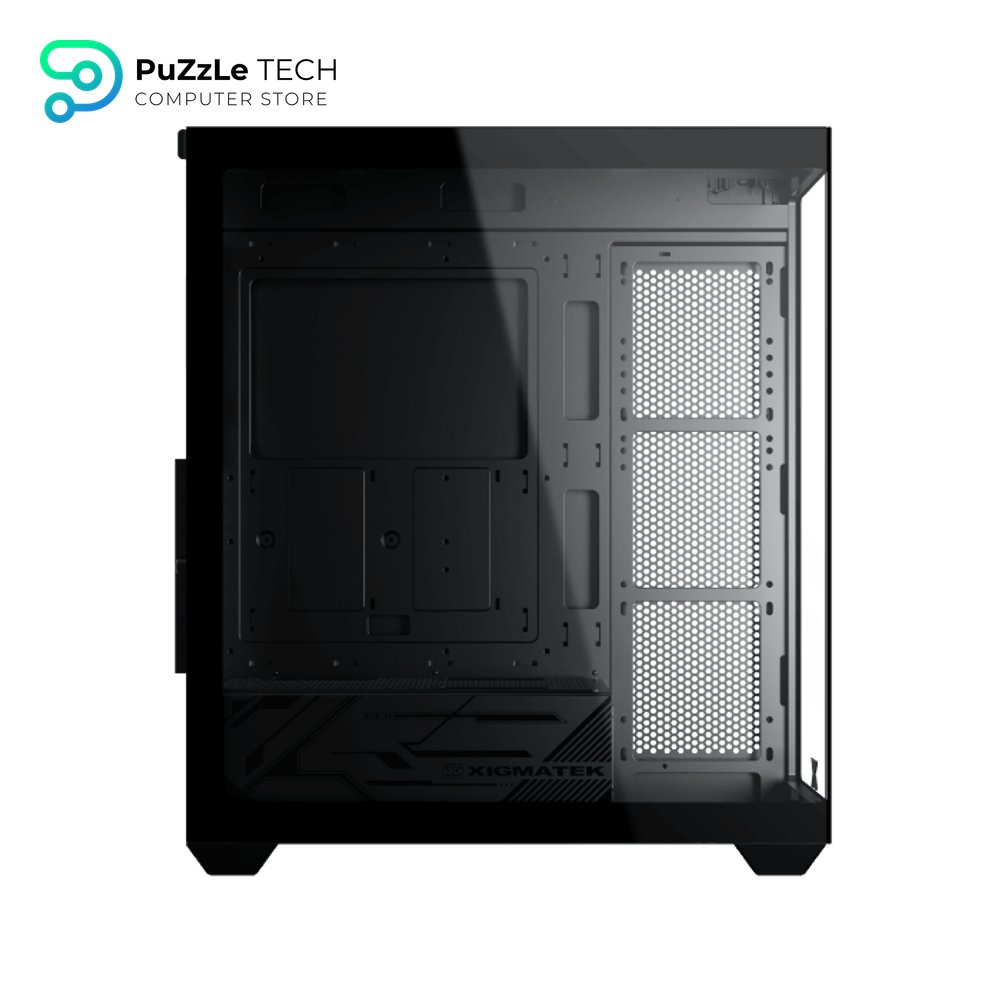 XIGMATEK BLAST ARGB Mid Tower Gaming Case - Tempered Glass, 4x Pre-Installed ARGB Fans, High Airflow, E-ATX Support 8
