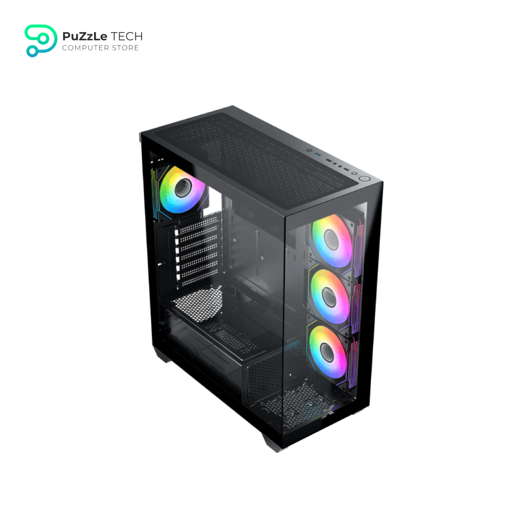 XIGMATEK BLAST ARGB + PSU X POWER 600W 80+ Plus White Mid Tower Case 2