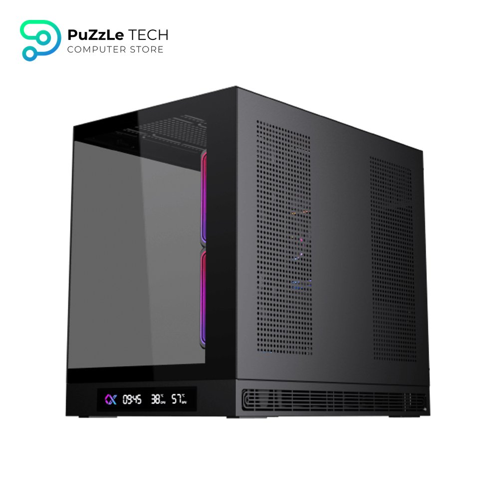 Xigmatek Cloud M DGT 3AF Digital LCD 3 Fan Argb PWM BTF Micro Tower Case 6