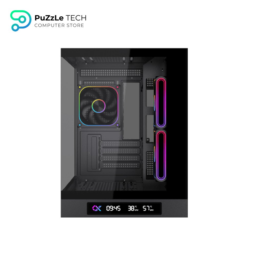 Xigmatek Cloud M DGT 3AF Digital LCD 3 Fan Argb PWM BTF Micro Tower Case 5