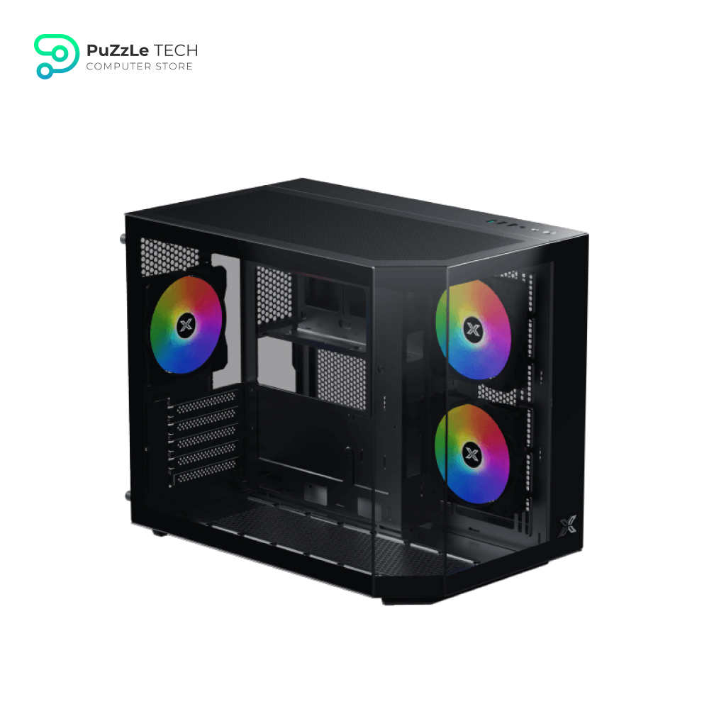 XIGMATEK CUBI M ARGB + PSU X POWER 600W 80+ Plus White Mid Tower Case 2