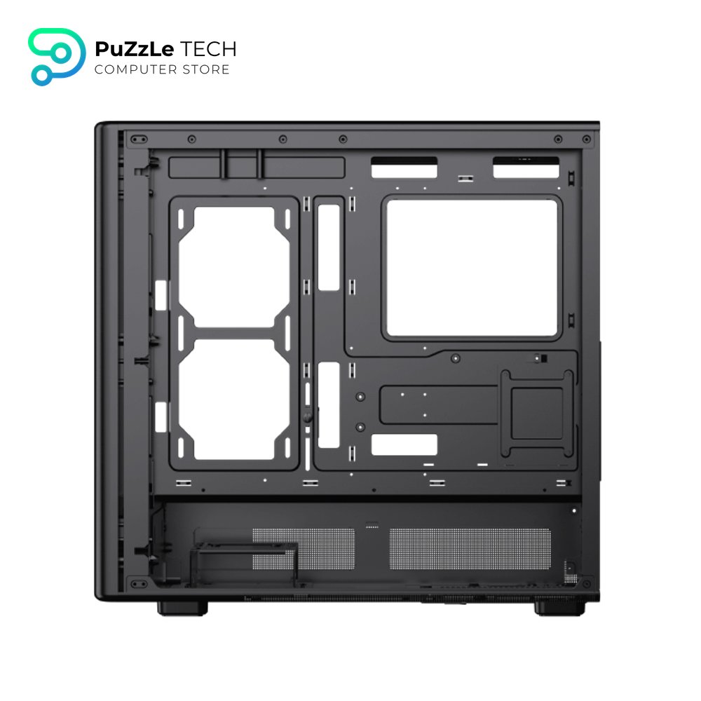 Xigmatek Moon DGT Digital LCD 4 Fan Argb PWM Curved Tempered Glass Super Tower Case 6