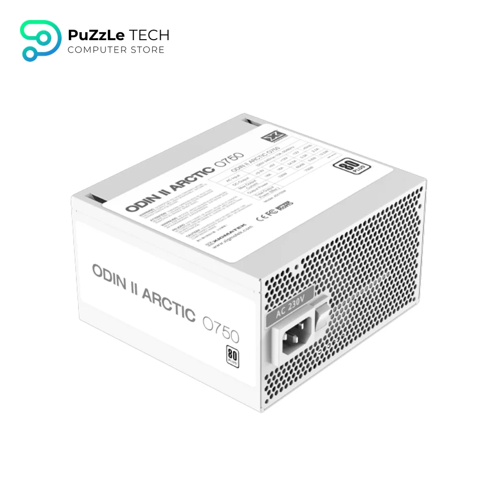 Xigmatek Odin II Arctic 750W 80 Plus White White Power Supply 5