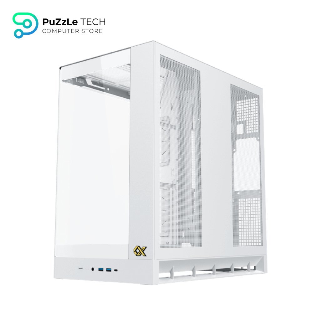 Xigmatek Pano II Air Arctic Type C 8 Fan ARGB Pwm Curved TG EATX Super Tower Case 5