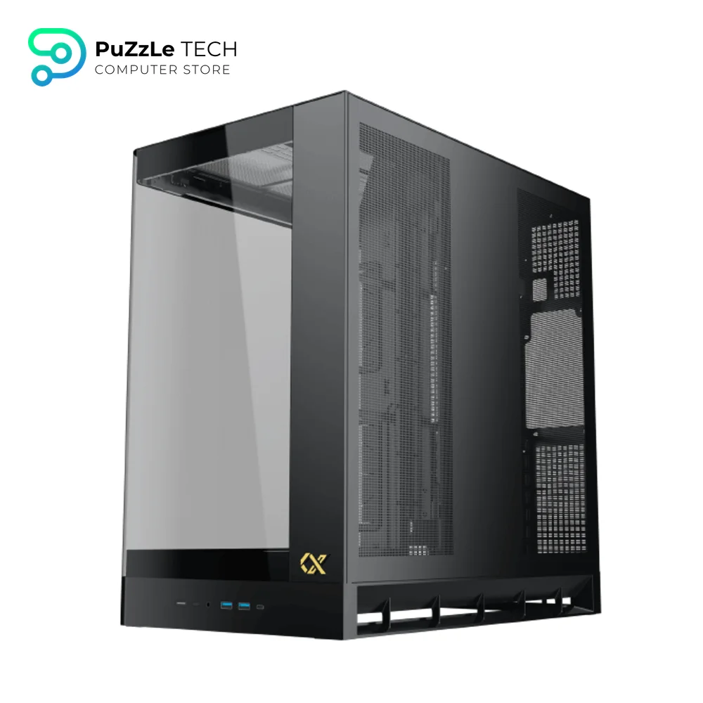 Xigmatek Pano II Air Type C 8 Fan ARGB Pwm Curved TG EATX Super Tower Case