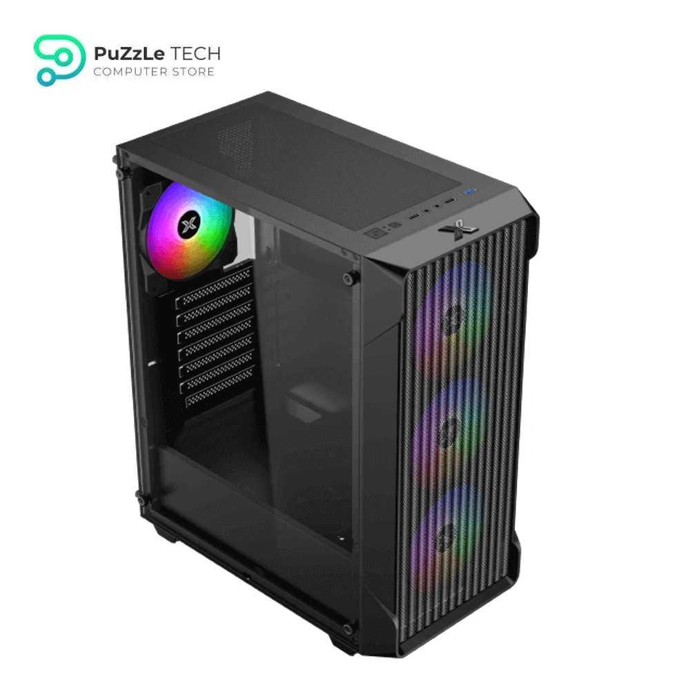 XIGMATEK SKY II WAVE FRGB + LITEPOWER II i550 450W Mid Tower Case