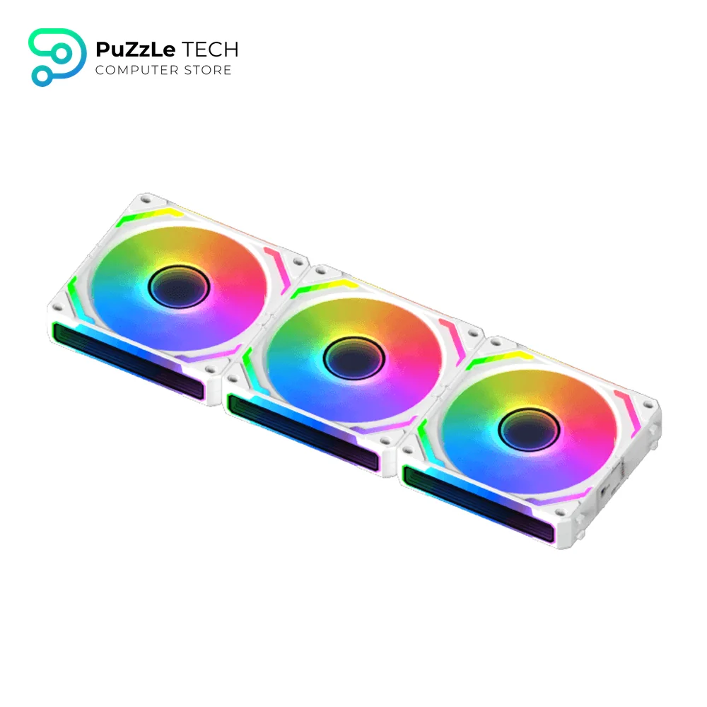 Xigmatek Starlink Ultra II Arctic Smart Link Fan Argb PWM 3 Fans With Remote and Controller Fan 5