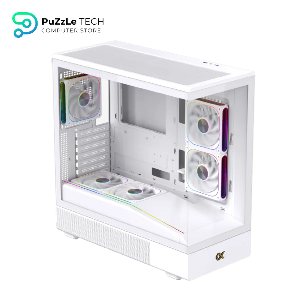 Xigmatek Sun Arctic 5 Fan Argb PWM White Super Tower Case 4
