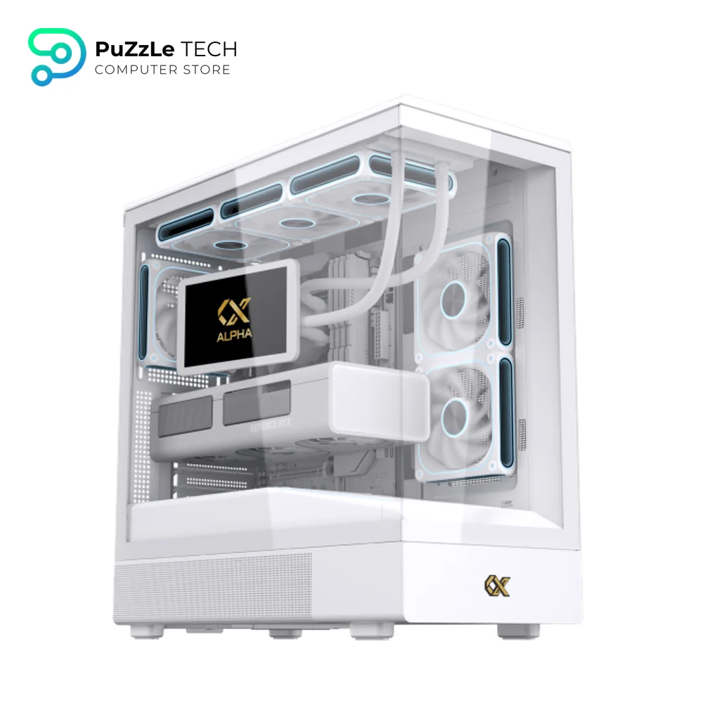 Xigmatek Sun Arctic 5 Fan Argb PWM White Super Tower Case