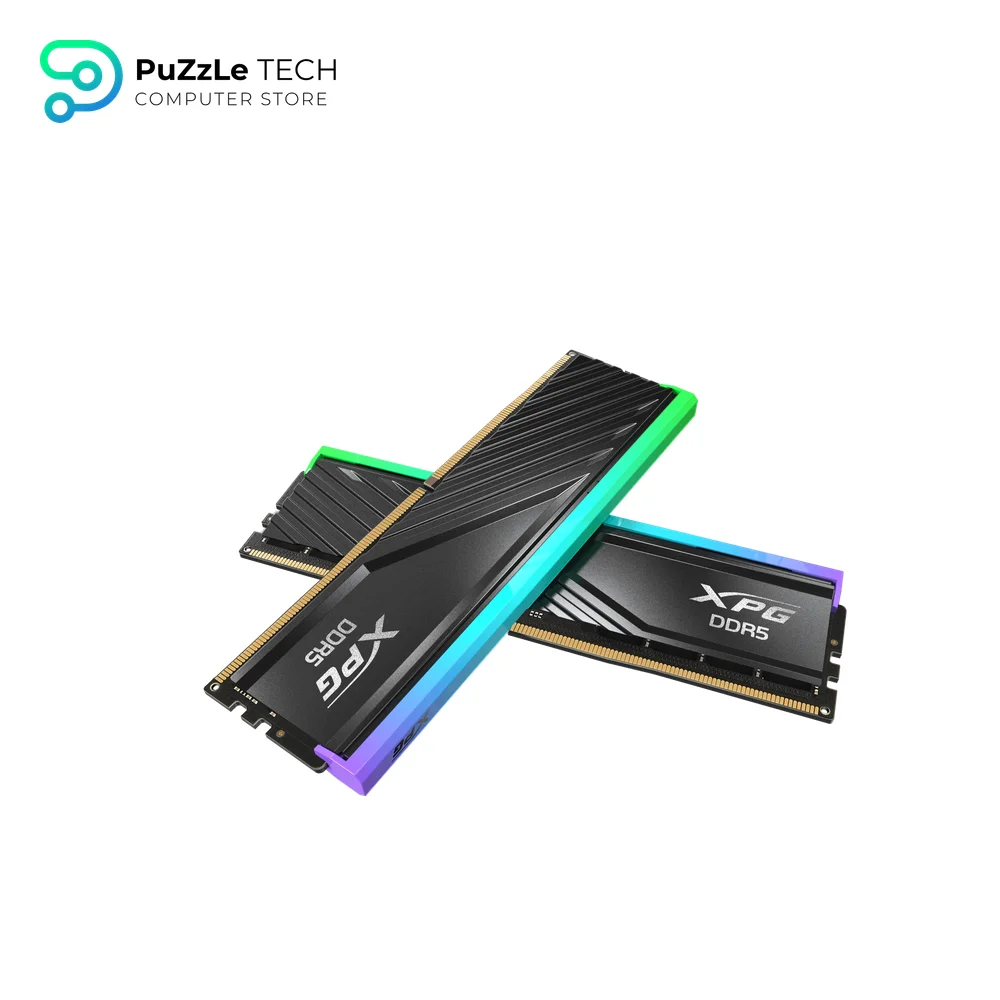 XPG LANCER BLADE RGB DDR5 32GB (2x16) 6000MT-s CL48 Desktop Memory Kit - Black