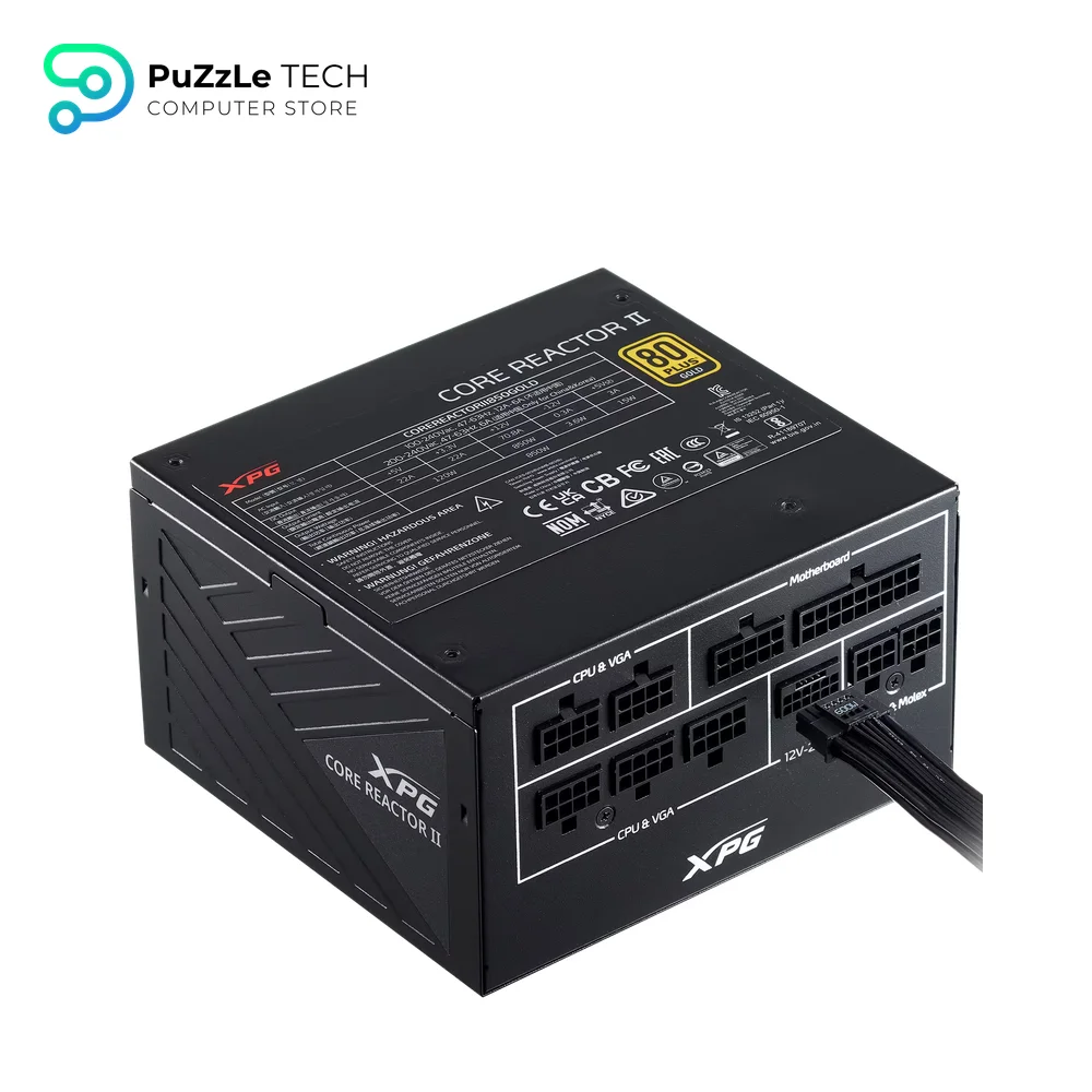XPG Core Reactor II 1000W 80 Plus Gold ATX 3.1 Fully Modular Power Supply 6