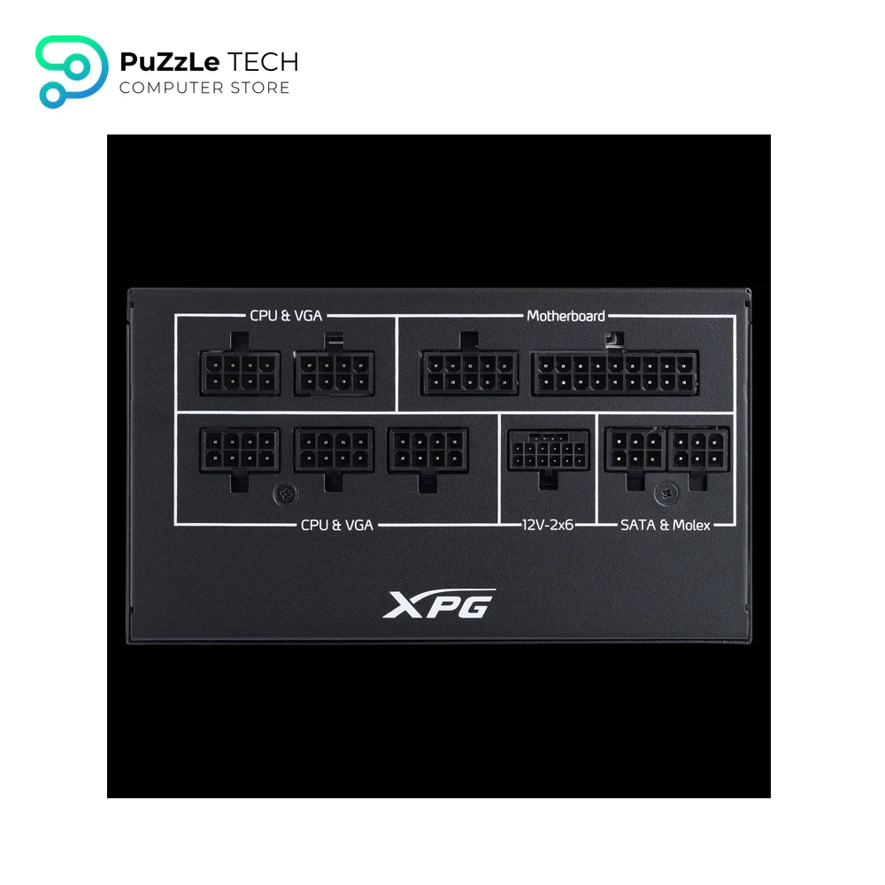 XPG Core Reactor II VE 750W 80 Plus Gold ATX 3.1 Fully Modular Power Supply 5