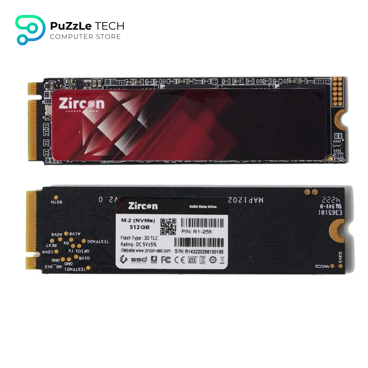 Zircon R1-512GB M.2 NVMe Internal Solid State Drive PCIe Gen3x4 3