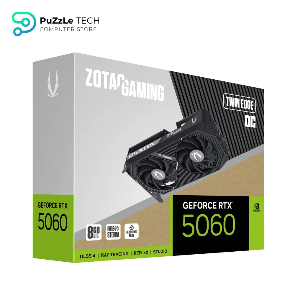 ZOTAC GAMING GeForce RTX 5060 8GB TWIN EDGE OC GDDR7 8