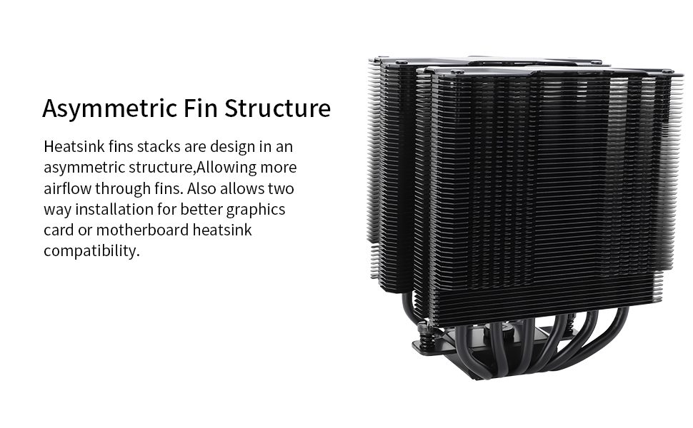 Asymmetric Fin Design